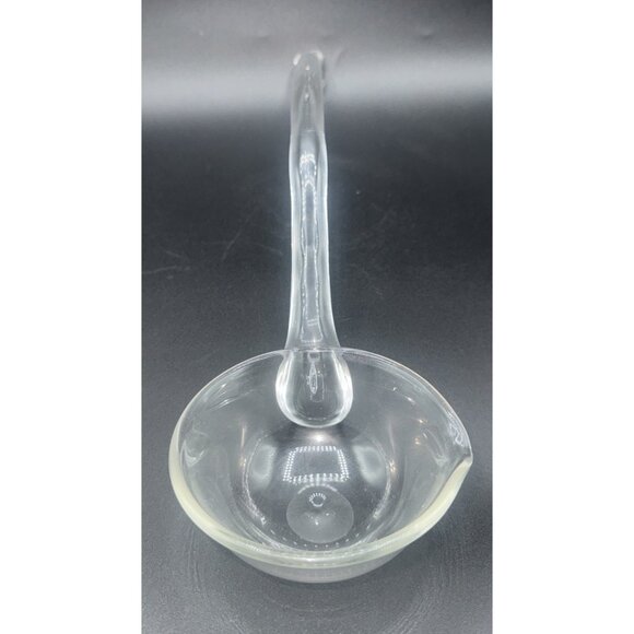 Crystal Clear Glass Punch Bowl Ladle - Picture 3 of 4